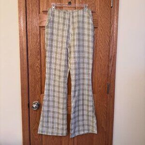 Women's Shein Plaid Dress Pants Multicolor Size S Casual Trousers